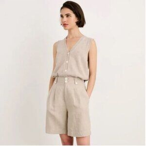 Alex Mill Emilia Sweater Vest in Oatmeal Size M